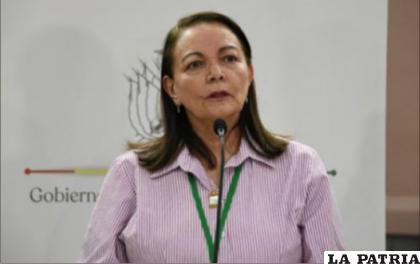 Eidy Roca, ministra de Salud /ANF