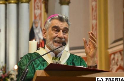 Monseñor Sergio Gualberti, arzobispo de Santa Cruz 
/erbol.com