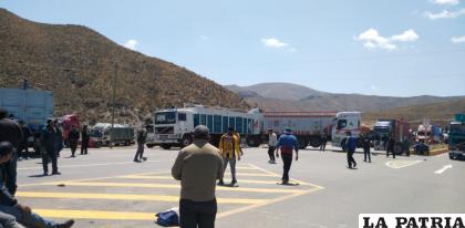 El paro fue contundente en las provincias /LA PATRIA