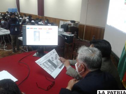 Durante el desarrollo del simulacro organizado por el TEDO /TEDO