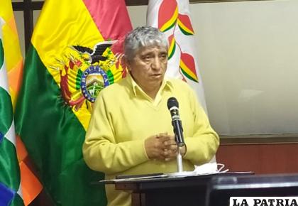 Iván Arias, ministro de Obras Públicas /erbol.com