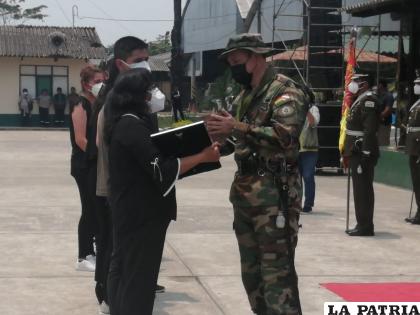 Durante el acto entregaron reconocimientos a distintas autoridades /Felcn