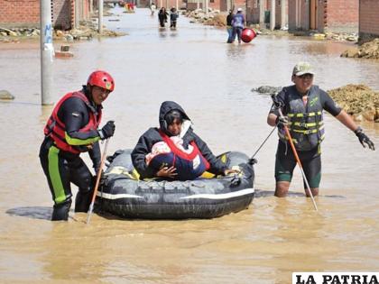 El desborde del río Paria en años pasados generó muchos problemas
