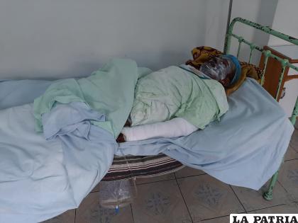 Moisés recibió la atención médica en la unidad de quemados 
/LA PATRIA

