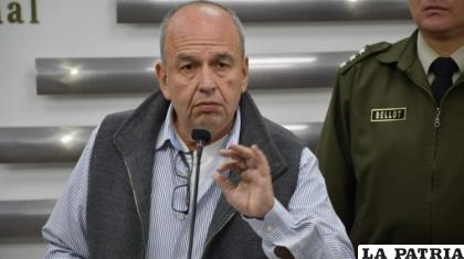 Arturo Murillo, ministro de Gobierno / ANF