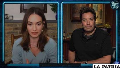 Lily James se refirió al ingrato tema en un programa televisivo