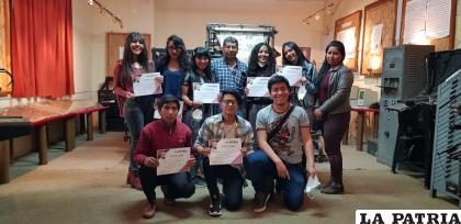 El equipo que trabajó en el área digital 