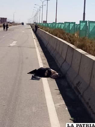 Constantina fue hallada sin vida en la carretera hacia La Paz
 /LA PATRIA