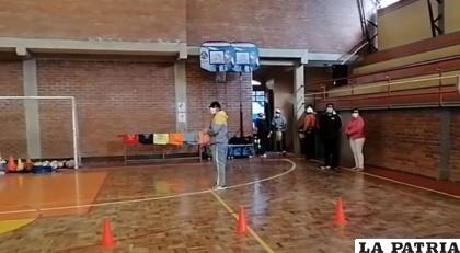 La cancha del Catco fue reabierta ayer por la tarde /captura
