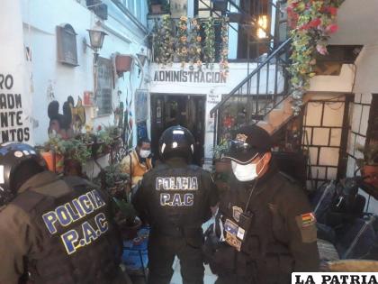 Uniformados de PAC se constituyeron al lugar para aprehender a este sujeto /LA PATRIA