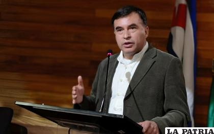 Sergio Choque hizo esas declaraciones luego de la reaparición de Quintana en un medio ruso /ABI