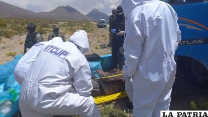 El occiso fue trasladado a la morgue para su autopsia de ley /LA PATRIA
