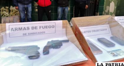 Ambos antisociales estaban posesión de dos armas de fuego /Erbol
