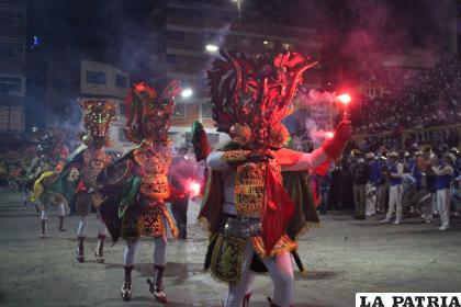 Majestuosidad de la danza de la Diablada /LA PATRIA