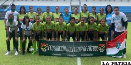 El cuadro chapaco es el mejor del fútbol femenino /APG