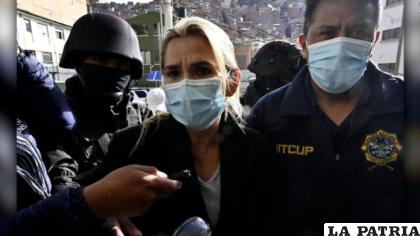 La expresidente del Estado, Jeanine Añez está detenida desde marzo /APG