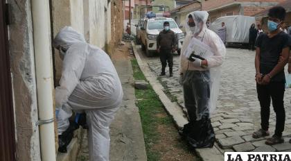La Policía investiga el hecho de sangre como feminicidio /Foto Radio Yungas