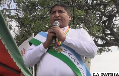 El alcalde Chinahuanca perdió la vida ayer por la mañana /GAMLG