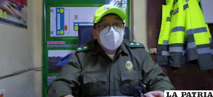 El jefe de la División de Accidentes de tránsito, teniente coronel Miguel Ocampo dio el informe /LA PATRIA