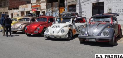 Volkswagen clásicos se exhibieron en la explanada de la Av. 6 de Agosto /Osmar Porcel 