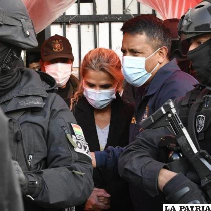 La expresidente Jeanine Áñez /AFP NOTICIAS