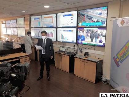 El ministro de Salud, Jeyson Auza durante el informe epidemiológico de la semana 41 /ABI