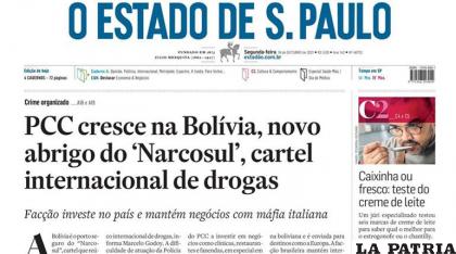 La publicación del diario brasileño sobre la actividad de narcotráfico en Bolivia /CAPTURA