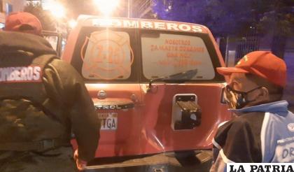 Bomberos evacuó al herido a un nosocomio /LA PATRIA