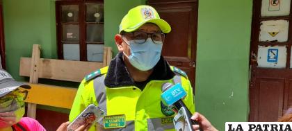 El teniente coronel Ocampo brindó los detalles /LA PATRIA