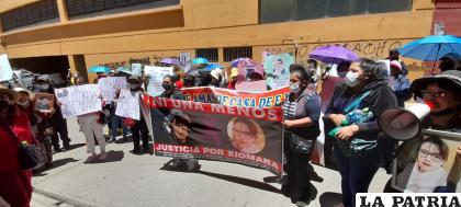 Familiares y amigos de Xiomara exigieron justicia /LA PATRIA