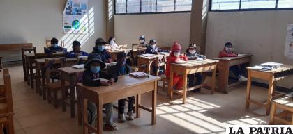 Varios factores obligaron a una veintena de escuelas y colegios de la ciudad volver a las aulas /LA PATRIA
