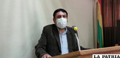 El presidente de la Cámara de Industriales de Vinto /LA PATRIA