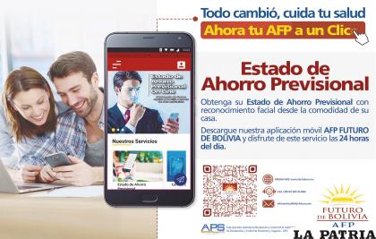 Futuro de Bolivia AFP - Estado de Ahorro Previsional - Ahora tu AFP a un Clic
