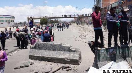 Tras la renuncia de Evo Morales en noviembre de 2019, se produjeron conflictos y hechos de violencia en Senkata, El Alto /EL DEBER