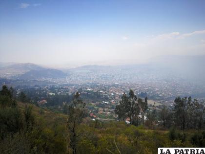 Incendio en Tunari contamina el aire de Cochabamba /Los Tiempos