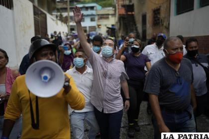 Tomás Guanipa, candidato a la alcaldía de la Mesa de Unidad Democrática (MUD) por el municipio Libertador /AP Foto /Ariana Cubillos