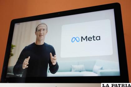 El CEO de Facebook, Mark Zuckerberg, anuncia el nuevo nombre de la compañía, Meta /Foto AP /Eric Risber