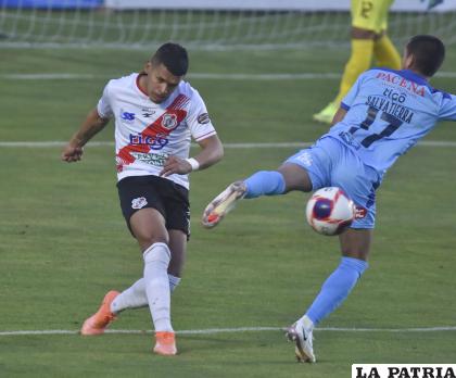 Nacional Potosí se plantó bastante bien en los primeros minutos /APG