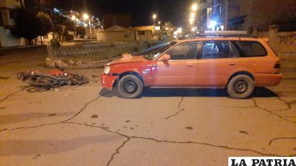 El accidente de tránsito ocurrió anoche /LA PATRIA