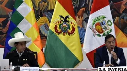 Presidente de Perú, Pedro Castillo y de Bolivia, Luis Arce /TELAM