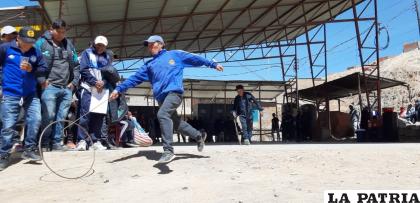 La carrera del aro fue la más emotiva /LA PATRIA