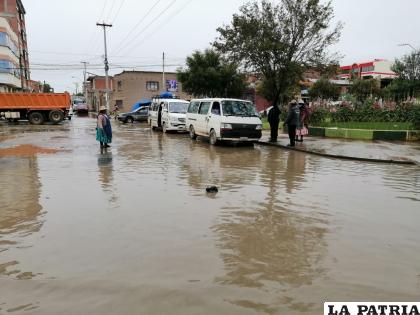 Las lluvias registradas a principio de año causaron estragos en la ciudad
