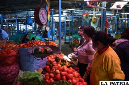 El mercado Rodríguez en la ciudad de La Paz /ABI