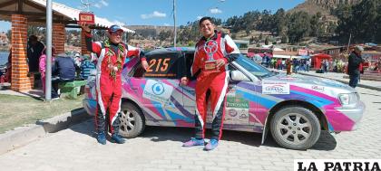Estrada y Cabrera una dupla que sobresalió este año en el automovilismo nacional /LA PATRIA