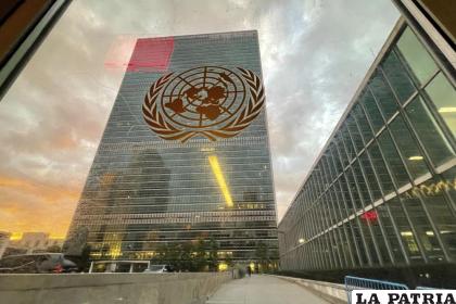 Edificio central de Naciones Unidas / Eduardo Munoz /Pool Photo via AP