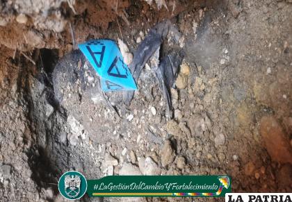 El cadáver del joven fue encontrado en una fosa de ocho metros 
/Policía 