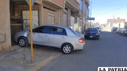 No se registró daños materiales de consideración en los coches /LA PATRIA