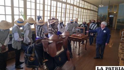 Ayer visitaron diferentes museos de la ciudad de Oruro /LA PATRIA
