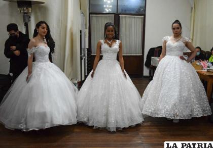 Alejandra Cuba, Beyqui Barra y Lorena Pérez, Cinthiel Novias