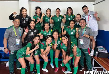 La selección boliviana de futsal que logró el bronce / Prensa Futsal